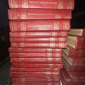 World Book Encyclopedia sets (circa mid-1980s)